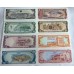 DOMINICAN REPUBLIC 1978 . ONE 1  - ONE THOUSAND 1,000 PESOS BANKNOTES . SPECIMEN
